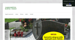 Desktop Screenshot of kamnosestvo-kaspar.si